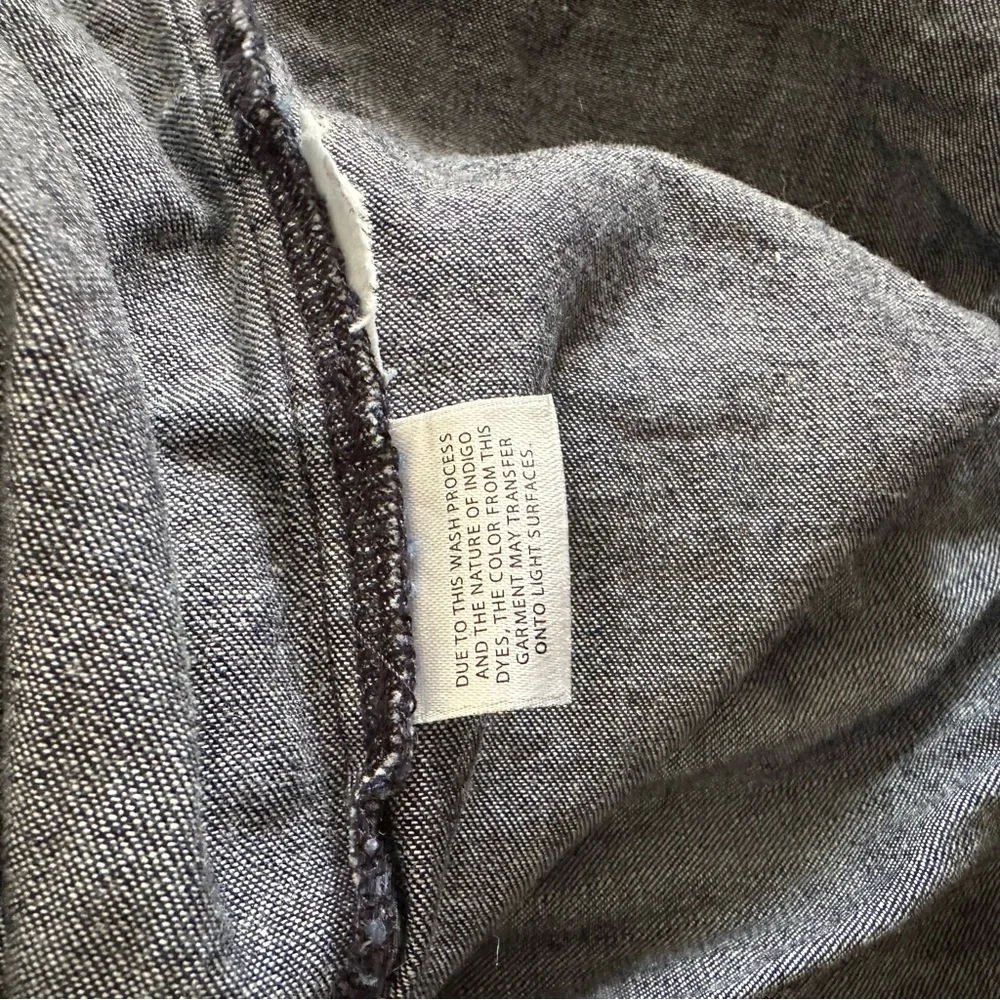 J. Crew Denim Tie Waist Tiered Hem Midi Dress Size 8 Old Money Preppy Minimalist - Picture 14 of 14